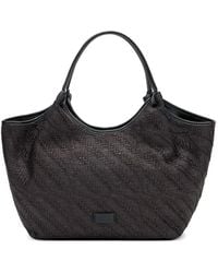 Frau - Herringbone-Effect Tote Bag - Lyst