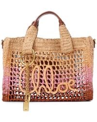 Chloé - Borsa Tote Summer Banana Piccola Con Logo - Lyst