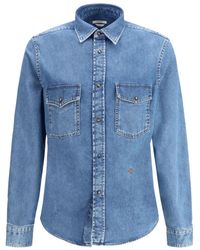 Jacob Cohen - Flap-Pocket Shirt - Lyst