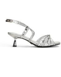 GOLD&ROUGE - Flapi-M Braided Metallic Sandals - Lyst