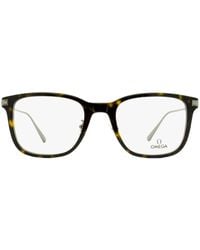 OMEGA EYEWEAR - トータスシェル スクエア眼鏡フレーム - Lyst