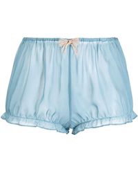 Kiki de Montparnasse - Shorts pigiama con fiocco - Lyst