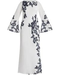 Hemant & Nandita - Robe Longue Aahi À Manches Évasées - Lyst