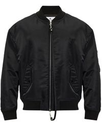 Courreges - Logo-Patch Bomber Jacket - Lyst