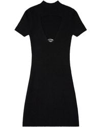 DIESEL - M-Olympe Cut-Out Plaque Dress - Lyst