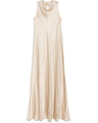 Antonelli - Satin Maxi Dress - Lyst