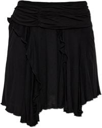 Isabel Marant - Rosinda Ruched-Waist Ruffled Mini Skirt - Lyst
