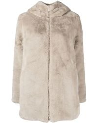 Save The Duck - Reversible Padded Faux-Fur Zipped Coat - Lyst