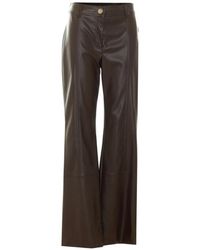 Liu Jo - Coated Fabric Trousers - Lyst