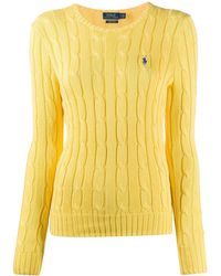 Polo Ralph Lauren Cable Knit Sweater - Yellow