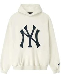 Fear Of God - X New York Yankees Logo-Print Hoodie - Lyst