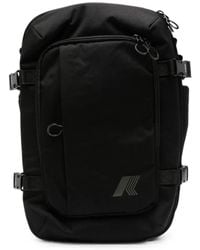 K-Way - Salomette Buckled-Strap Logo-Print Backpack - Lyst