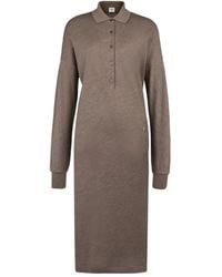 Tod's - Polo-Neck Knitted Dress - Lyst