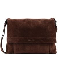 Orciani - Borsa A Spalla Peach Con Logo - Lyst