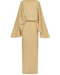 ‎Taller Marmo - Eolia Draped-Sleeve Maxi Dress - Lyst
