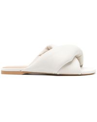 JW Anderson - Leather Flat Sandals - Lyst