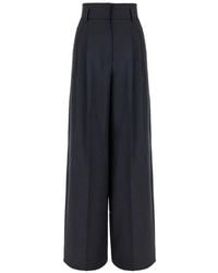 Max Mara - Pleated Wide-Leg Trousers - Lyst