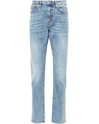 FRAME - Mid-rise Slim-fit Jeans - Lyst
