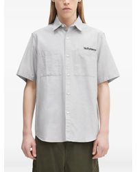 Aries - Logo-Embroidered Shirt - Lyst