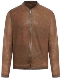 Salvatore Santoro - Veste En Cuir À Fermeture Zippée - Lyst