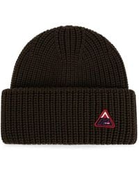 DSquared² - Logo-Patch Ribbed Beanie Hat - Lyst