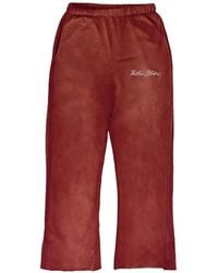 THIRTEENTH STUDIO - Logo-Detail Faded-Effect Track Pants - Lyst