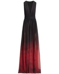 Elie Saab - Gradient-Print Maxi Dress - Lyst