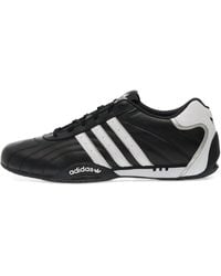 adidas - Adiracer スリーストライプ レザースニーカー - Lyst