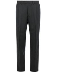 Caruso - Pantalon De Tailleur À Plis Marqués - Lyst
