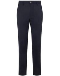 Slowear - Logo-Patch Straight-Leg Trousers - Lyst