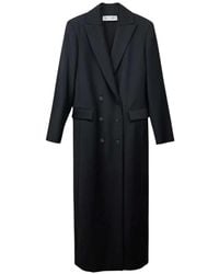 Raquel Diniz - Elena Double-Breasted Peaked-Lapels Coat - Lyst