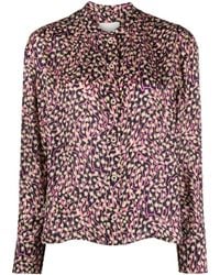 Isabel Marant - Blusa Leidy con stampa grafica - Lyst