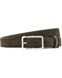 Hogan - Ceinture En Daim À Boucle - Lyst