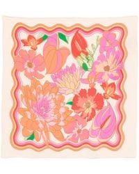 FARM Rio - Spring Affair-Print Scarf - Lyst