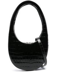 Coperni - Croco Swipe Leather Shoulder Bag - Lyst