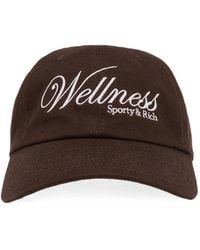 Sporty & Rich - Soho Embroidered Baseball Cap - Lyst