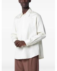 Studio Nicholson - Chemise Oversize À Fines Rayures - Lyst