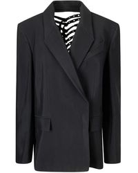 Mugler - Blazer Met Gesp - Lyst