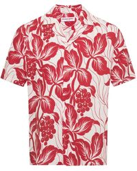 Orlebar Brown - Maitan Floral-Print Linen Shirt - Lyst