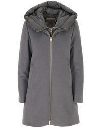 Emme - Doudoune Zippée À Capuche - Lyst