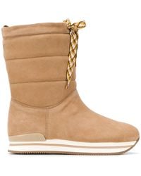Hogan - Shearling Lining Boots - Lyst