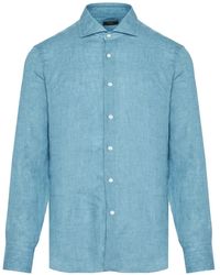 Barba Napoli - Linen Shirt - Lyst