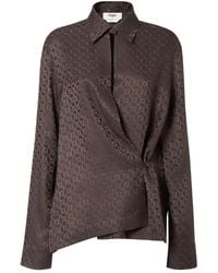 Fendi - 'Chess Ff' Shirt - Lyst