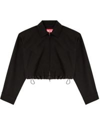 DIESEL - J-Ting Cropped Zip-Front Jacket - Lyst