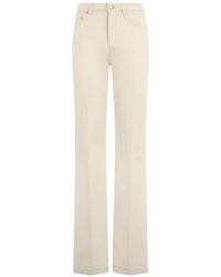 Roberto Cavalli - Jean Évasé À Patch Logo - Lyst
