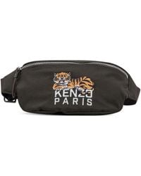 KENZO - Embroidered Belt Bag - Lyst