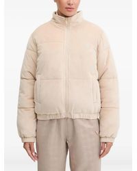 Guess - Quilted Zip Jacket - Lyst