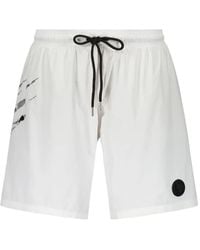 Philipp Plein - Logo-Patch Graphic-Print Swim Shorts - Lyst