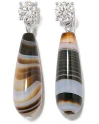 COMPLETEDWORKS - Trace Of The Infinite Drop-Design Earrings - Lyst