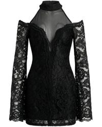 Axel 113 - Raven Cold-Shoulder Mini Dress - Lyst